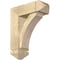 Ekena Millwork Thorton Arts and Crafts Rough Sawn Bracket w/ Offset Brace, Douglas Fir, 6"W x 16"D x 20"H BKT0604X16X20THR03RDF - alternate 1